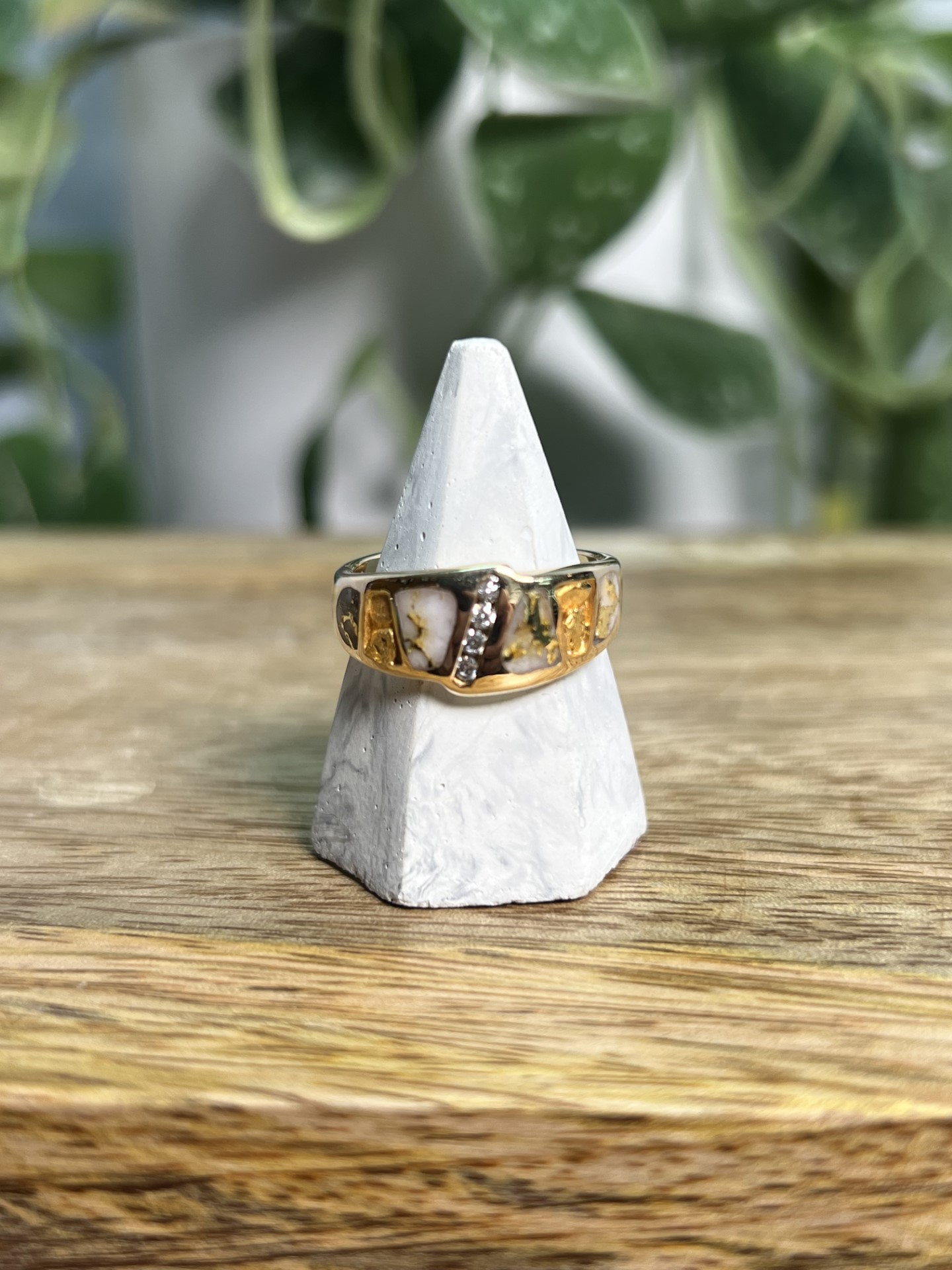 Raw hot sale cone ring