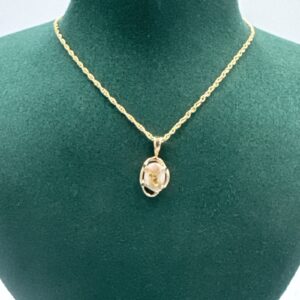 Gold in Quartz  Pendant PN805XSQX