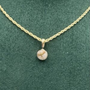 Gold in Quartz Bezel set Pendant PBZ5MMQX1