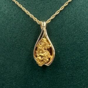 Natural Gold Nugget Pendant PN602X